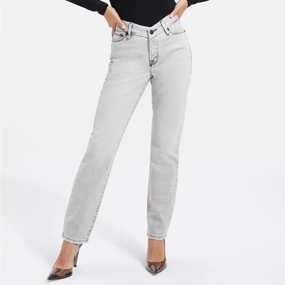 GOOD AMERICAN Good Classic Low Jeans